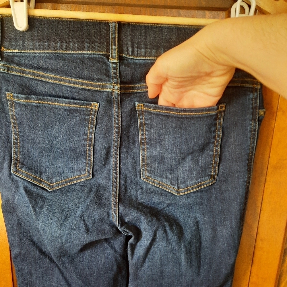 Spanx Flare Jeans Midnight Shade Pull-on Denim Jeans 20327R Size Small (2-4) - Picture 14 of 16